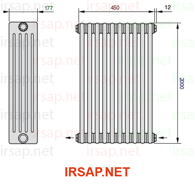 Радиатор IRSAP Tesi 52000/10 T08 CL 01